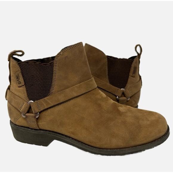 Teva Waterproof De La Vina Dos Pecan Ankle Boots - Picture 1 of 8